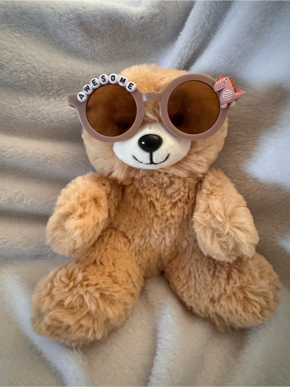 Brown Circle Shaped Boy’s Sunglasses